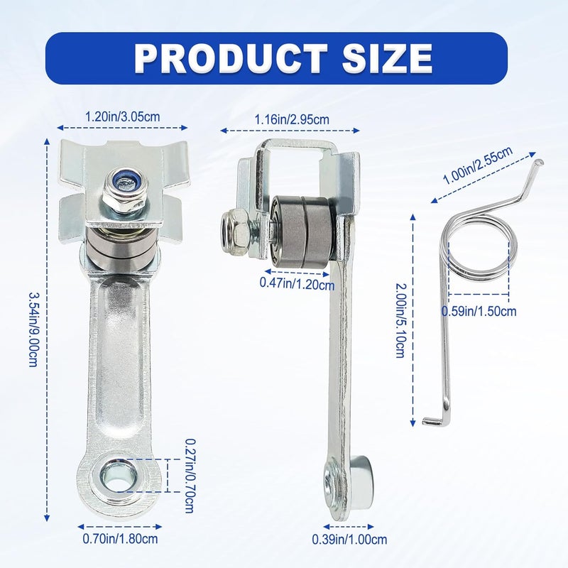 Pleoos Chain Tensioner Adjuster with Spring Nut Kit Compatible with Dirt Rocket RSF650 Electric Mini Dirt Sport Bike & Razor MX500 MX650 SX500 - Image 4